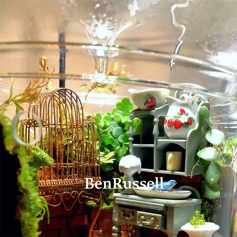 Glass Landscape Terrarium Vase – With Dome Cover | Floressa
